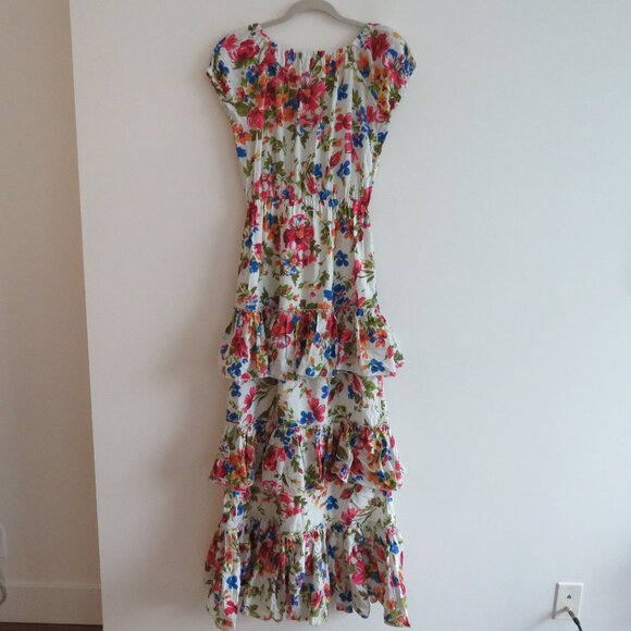 EYWASOULS MALIBU Inka Tiered Floral Maxi Dress Bohemian Summer - Size XS / S - Picture 13 of 16